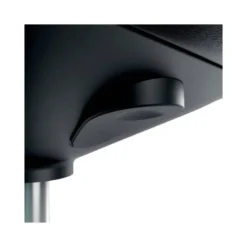 TABURETE LEITZ ERGO CON ASIENTO TRIANGULAR 5 RUEDAS GIRATORIAS REGULABLE EN ALTURA HASTA 59 CM NEGRO