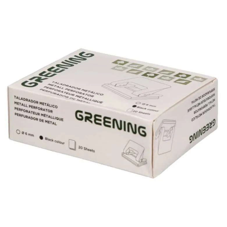 TALADRADOR GREENING METALICO NEGRO CAPACIDAD 20 HOJAS
