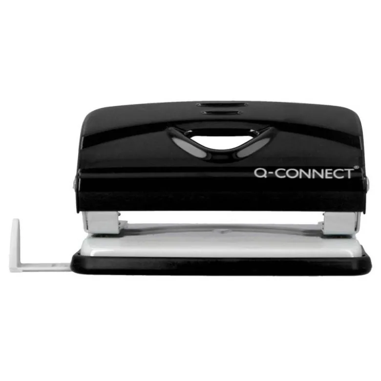 TALADRADOR Q-CONNECT KF14214 NEGRO ABERTURA 1 MM CAPACIDAD 10 HOJAS