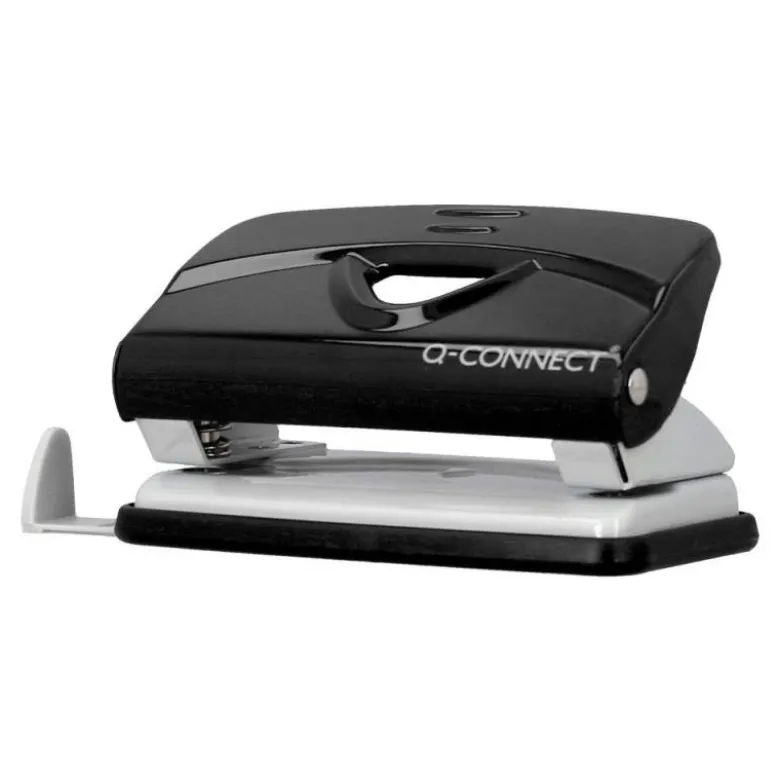 TALADRADOR Q-CONNECT KF14214 NEGRO ABERTURA 1 MM CAPACIDAD 10 HOJAS