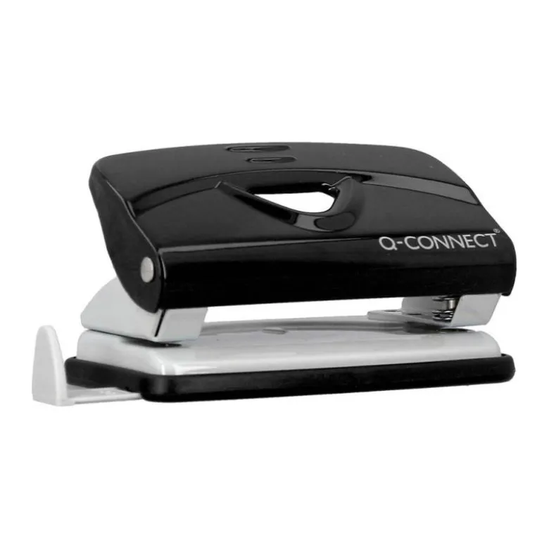 TALADRADOR Q-CONNECT KF14214 NEGRO ABERTURA 1 MM CAPACIDAD 10 HOJAS