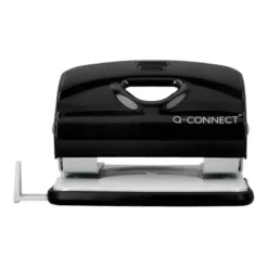 TALADRADOR Q-CONNECT KF14217 NEGRO ABERTURA 2 MM CAPACIDAD 20 HOJAS