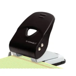 TALADRADOR Q-CONNECT KF14221 2 TALADROS COLOR NEGRO ABERTURA 3,5 MM CAPACIDAD 40 HOJAS