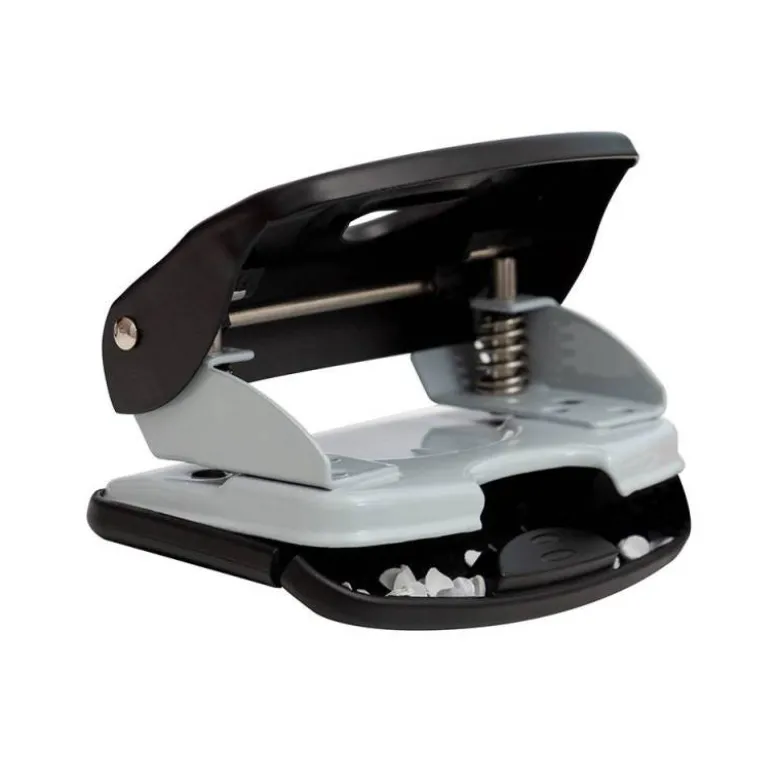 TALADRADOR Q-CONNECT KF14221 2 TALADROS COLOR NEGRO ABERTURA 3,5 MM CAPACIDAD 40 HOJAS
