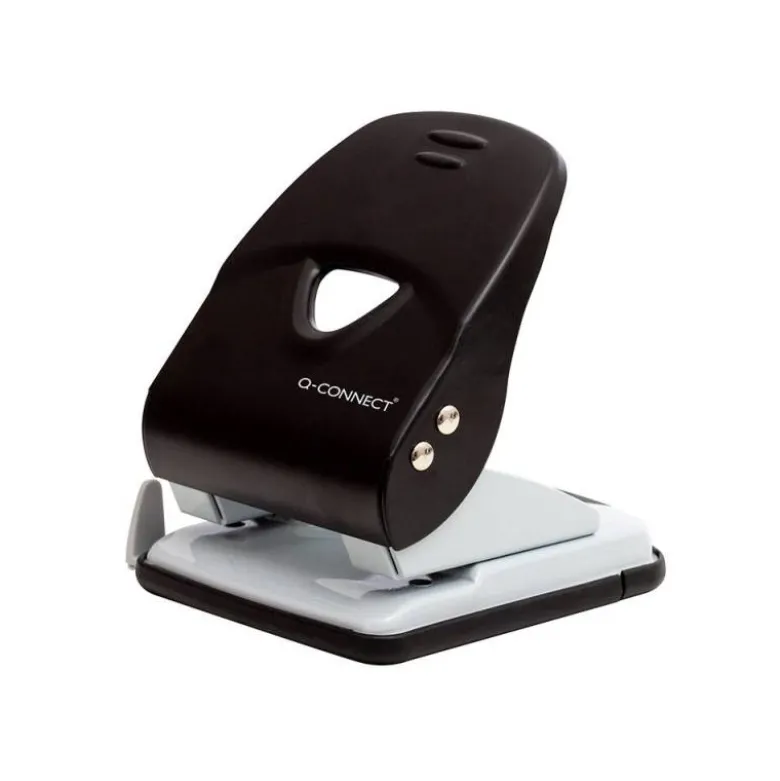TALADRADOR Q-CONNECT KF14221 2 TALADROS COLOR NEGRO ABERTURA 3,5 MM CAPACIDAD 40 HOJAS