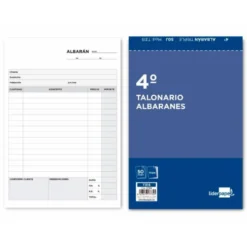 Talonario liderpapel albaran cuarto original y dos copias t315