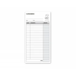 Talonario liderpapel camarero 3/fº original y 2 copias t314
