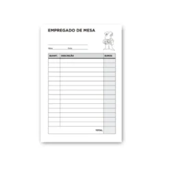 TALONARIO LIDERPAPEL CAMARERO OCTAVO -SIN IVA- 102 -TEXTO EN PORTUGUES