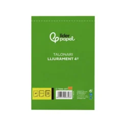 Talonario liderpapel entregas cuarto original y copia t226 texto en catalan.