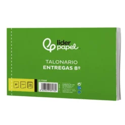 Talonario liderpapel entregas 8º original y copia t228 apaisado 100 hojas (50 juegos duplicado)