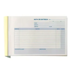 Talonario liderpapel entregas cuarto original y 2 copias t329 apaisado