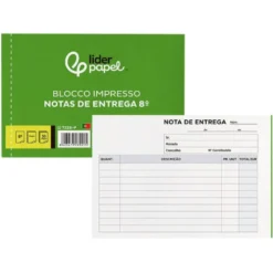 TALONARIO LIDERPAPEL ENTREGAS OCTAVO APAISADO 228 DUPLICADO -TEXTO EN PORTUGUES