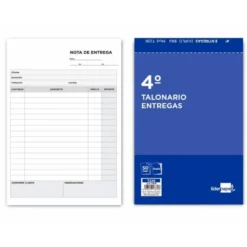 Talonario liderpapel entregas cuarto original y copia t226