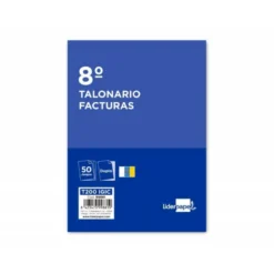 Talonario liderpapel facturas 8º original y copia t200 con i.G.I.C.