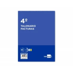Talonario liderpapel facturas cuarto original y 2 copias t316 con I.G.I.C