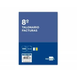 Talonario liderpapel facturas 8º original t100 con i.G.I.C