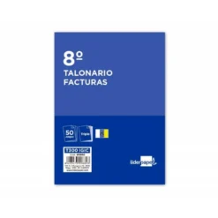Talonario liderpapel facturas 8º original y 2 copias t300 con I.G.I.C
