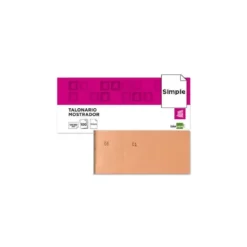 Talonario liderpapel mostrador 60x145 mm tl04 naranja con matriz