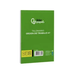 Talonario liderpapel orden de trabajo cuarto original y copia t255