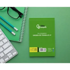 Talonario liderpapel orden de trabajo cuarto original y copia t255