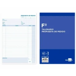 Talonario liderpapel pedidos folio original y copia t225