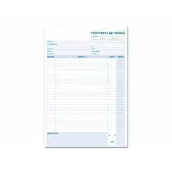 Talonario liderpapel pedidos folio original y copia t225