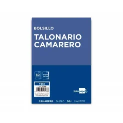 Talonario liderpapel camarero bolsillo original y copia t251 zig zag