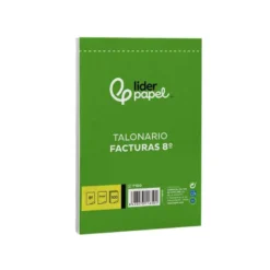 Talonario liderpapel facturas 8º original t100 con i.V.A.