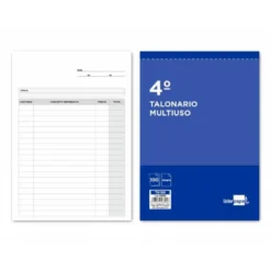 Talonario liderpapel multiusos cuarto original t199