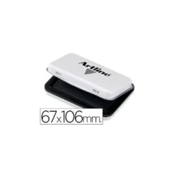 Tampon artline nº1 negro 67x106 mm.