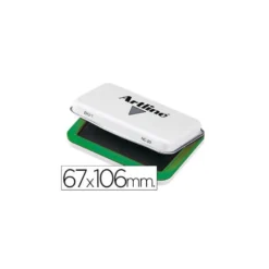 Tampon artline nº1 verde 67x106 mm