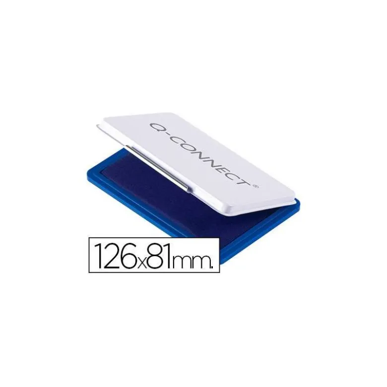 Tampon Q-Connect Nº 2 Color Azul 126x81mm