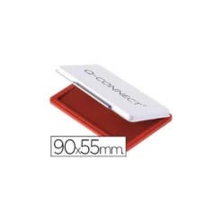 Tampon Q-Connect Nº 3 Color Rojo 90x55mm