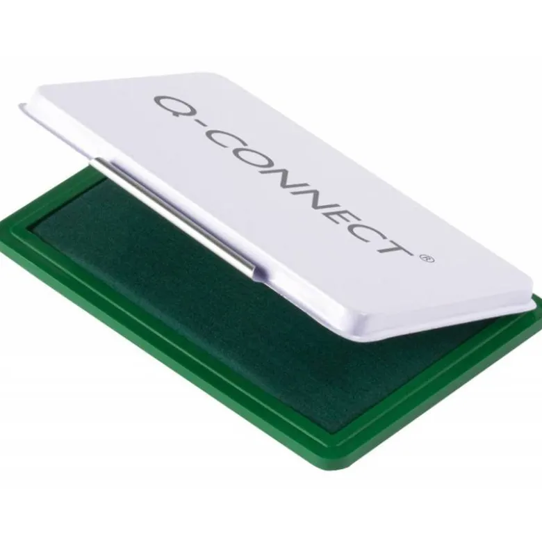 Tampon Q-Connect Nº 2 Color Verde 110x70mm