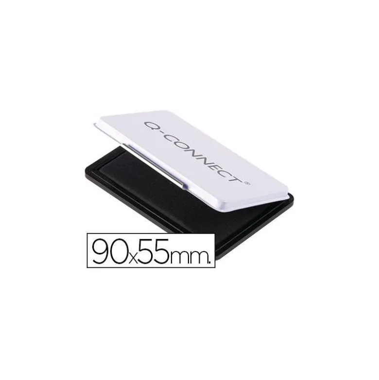 Tampon Q-Connect Nº 3 Color Negro 90x55mm