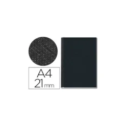 Tapa de Encuadernación Cartón Leitz DIN A4 Negra 210 hojas