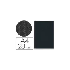 Tapa de Encuadernación Cartón Leitz DIN A4 Negra 280 hojas
