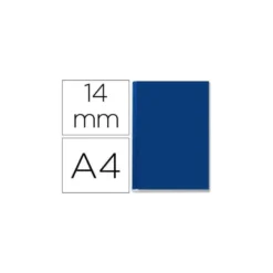 Tapa de Encuadernación Cartón Leitz DIN A4 Azul 106/140 hojas