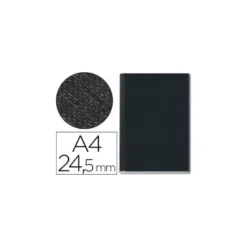 Tapa de Encuadernación Cartón Leitz DIN A4 Negra 245 hojas