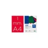Tapa de Encuadernacion Carton Liderpapel DIN A4 Rojo 1mm pack 50 uds