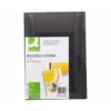 Tapa de Encuadernacion Carton Q connect Din A4 Negro 250gr pack 100 uds
