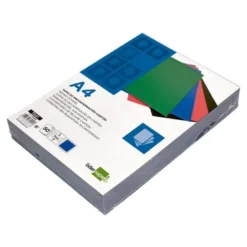 Tapa de Encuadernacion Carton Liderpapel DIN A4 Azul 1mm pack 50 uds