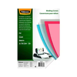 Tapa de Encuadernacion Plastico Fellowes DIN A4 Color Transparente 150 micras pack 100 uds