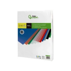 Tapa de Encuadernacion Polipropileno Liderpapel Din A3 transparente Opaco 0,5 mm pack 100 uds