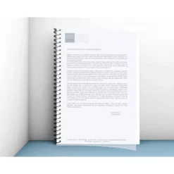 Tapa de Encuadernacion Polipropileno Liderpapel Din A3 transparente Opaco 0,5 mm pack 100 uds
