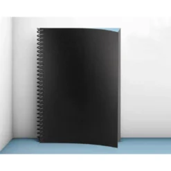 Tapa de Encuadernacion Polipropileno Liderpapel DIN A4 Negra 0.8mm pack 50 uds
