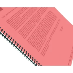 Tapa de Encuadernacion Polipropileno Liderpapel Din A4 rojo Opaco 0,5 mm pack 100 uds