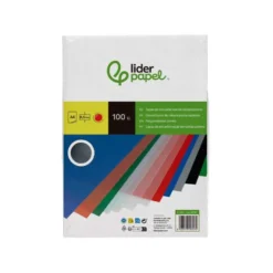 Tapa de Encuadernacion Polipropileno Liderpapel Din A4 rojo Opaco 0,5 mm pack 100 uds