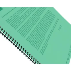 Tapa de Encuadernacion Polipropileno Liderpapel Din A4 Verde Opaco 0,5 mm pack 100 uds