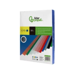 Tapa de Encuadernacion Polipropileno Liderpapel DIN A4 Azul 0.8mm pack 50 uds